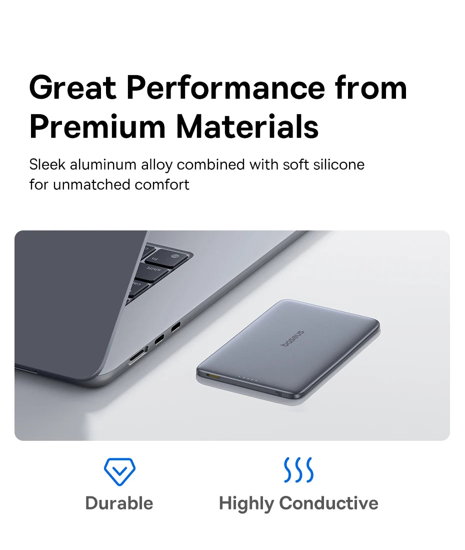 MagSafe Power Bank for iPhone  5000mAh Wireless Charging Power Bank