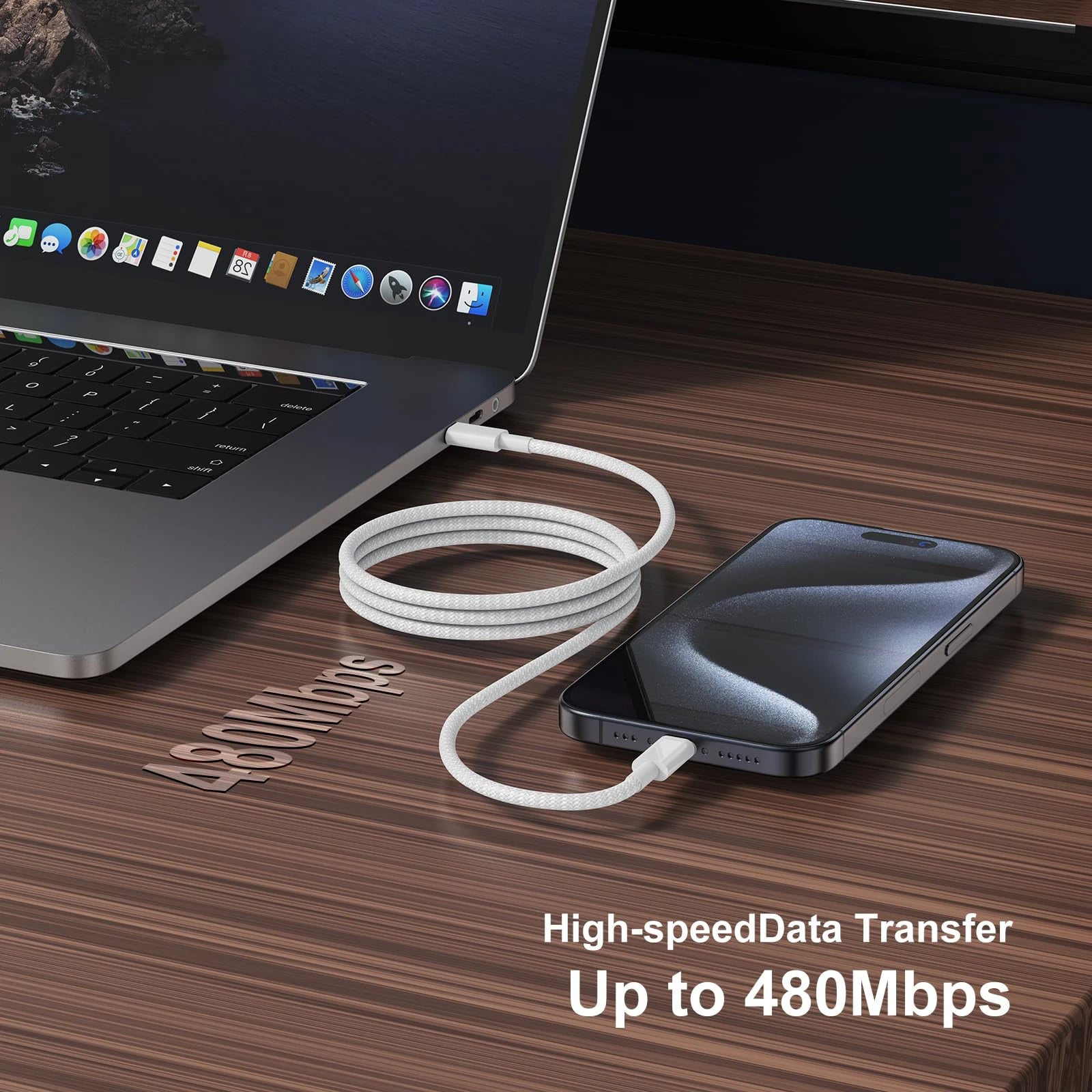 40W PD Fast Charger For iPhone 17 16 15 Pro Max USB C to C Fast Charging Cable For Samsung S25 S24 AirPods Phone Accessories