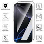 New for IPhone 17 Pro Max Air Screen Protector Magic Book Easy Install Kit Dust Free Auto Alignment HD Tempered Glass Protector