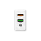 48W PD QC3.0 USB C Fast Charger For iPhone 17 16 15 14 13 12 Xiaomi Samsung Huawei EU US UK Wall Adapter 3Port USB Phone Charger