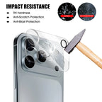 6in1 Front+Back Tempered Glass with HD Camera Lens Glass Anti-Scratch Screen Protectors for iPhone 17 Air 17 Pro 17Pro Max